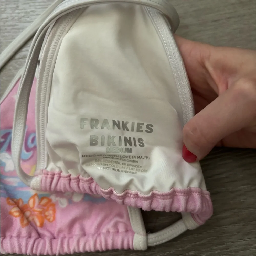 Pink Triangle Bikini Set - Picture 3 of 3